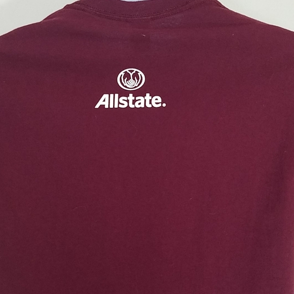 T-shirt top short sleeve Mens graphic print Football 100% cotton EUC - Picture 5 of 5